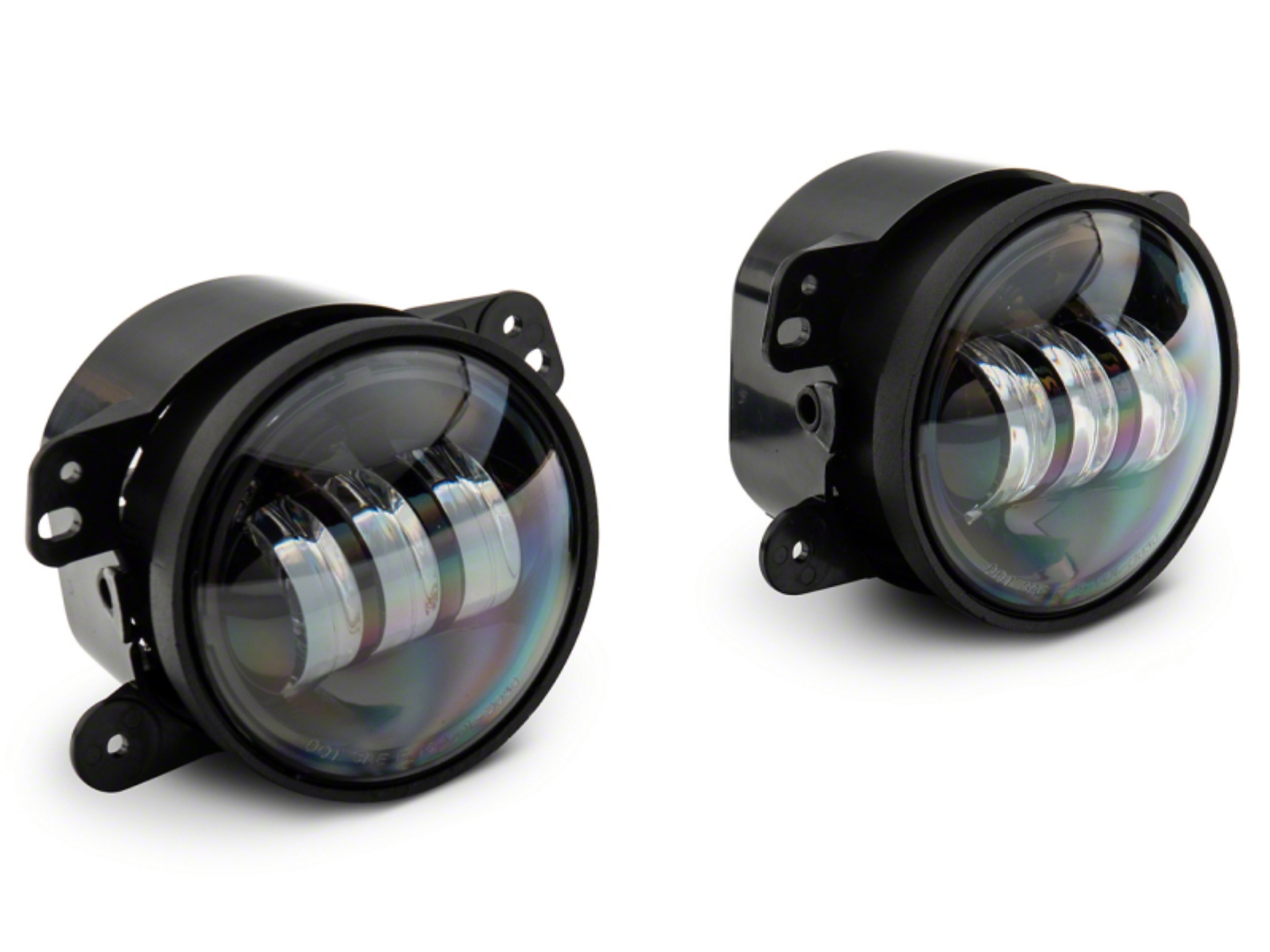 Picture of Raxiom 07-23 Jeep Wrangler JK & JL Axial Series Tri-Bar LED Fog Lights- Amber