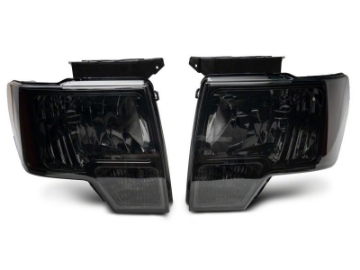 Picture of Raxiom 09-14 Ford F-150 Axial OEM Style Rep Headlights- Chrome Housing- SmokedLens