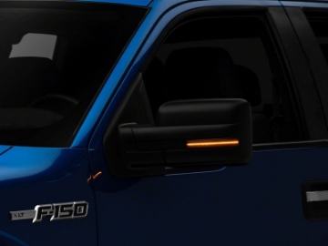 Picture of Raxiom 09-14 Ford F-150 Axial Series Sequential LED Mirror Mounted Turn Signals- Smoked