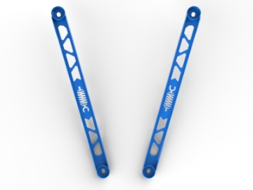 Picture of aFe CONTROL 304 Stainless Steel Front Suspension Strut Brace Blue - Toyota GR Supra A90 20-21