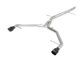 Picture of aFe 17-19 Audi A4 L4-2-0L MACH Force-Xp Stainless Steel Axle-Back Exhaust System - Black Tip