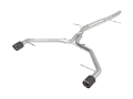 Picture of aFe 17-19 Audi A4 L4-2-0L MACH Force-Xp Stainless Steel Axle-Back Exhaust System - Carbon Tip