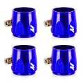 Picture of Mishimoto Aluminum -6AN Hex Finishers - Blue