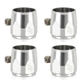 Picture of Mishimoto Aluminum -8AN Hex Finishers - Silver