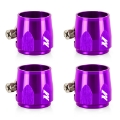 Picture of Mishimoto Aluminum -8AN Hex Finishers - Purple