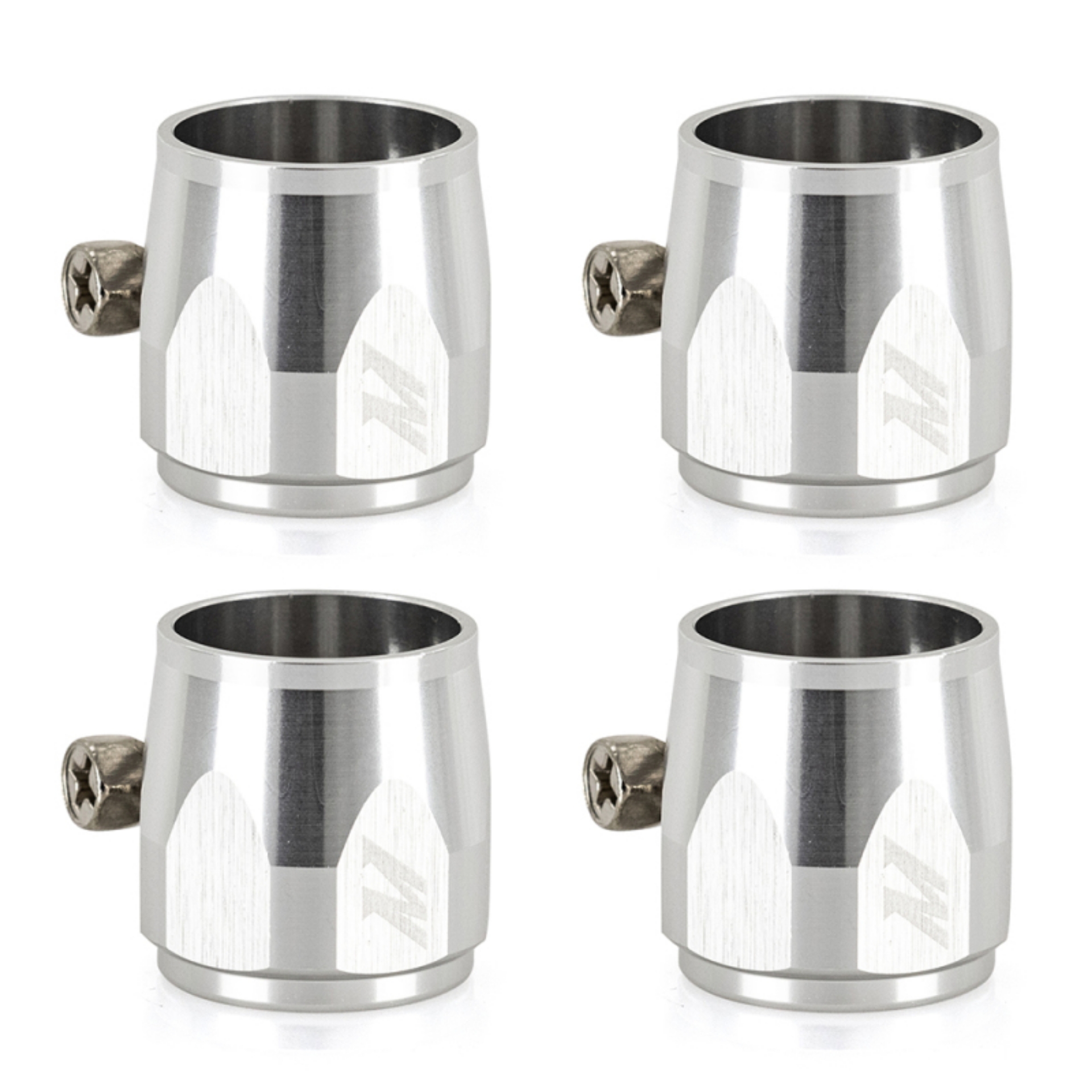Picture of Mishimoto Aluminum -12AN Hex Finishers - Silver