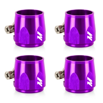 Picture of Mishimoto Aluminum -12AN Hex Finishers - Purple