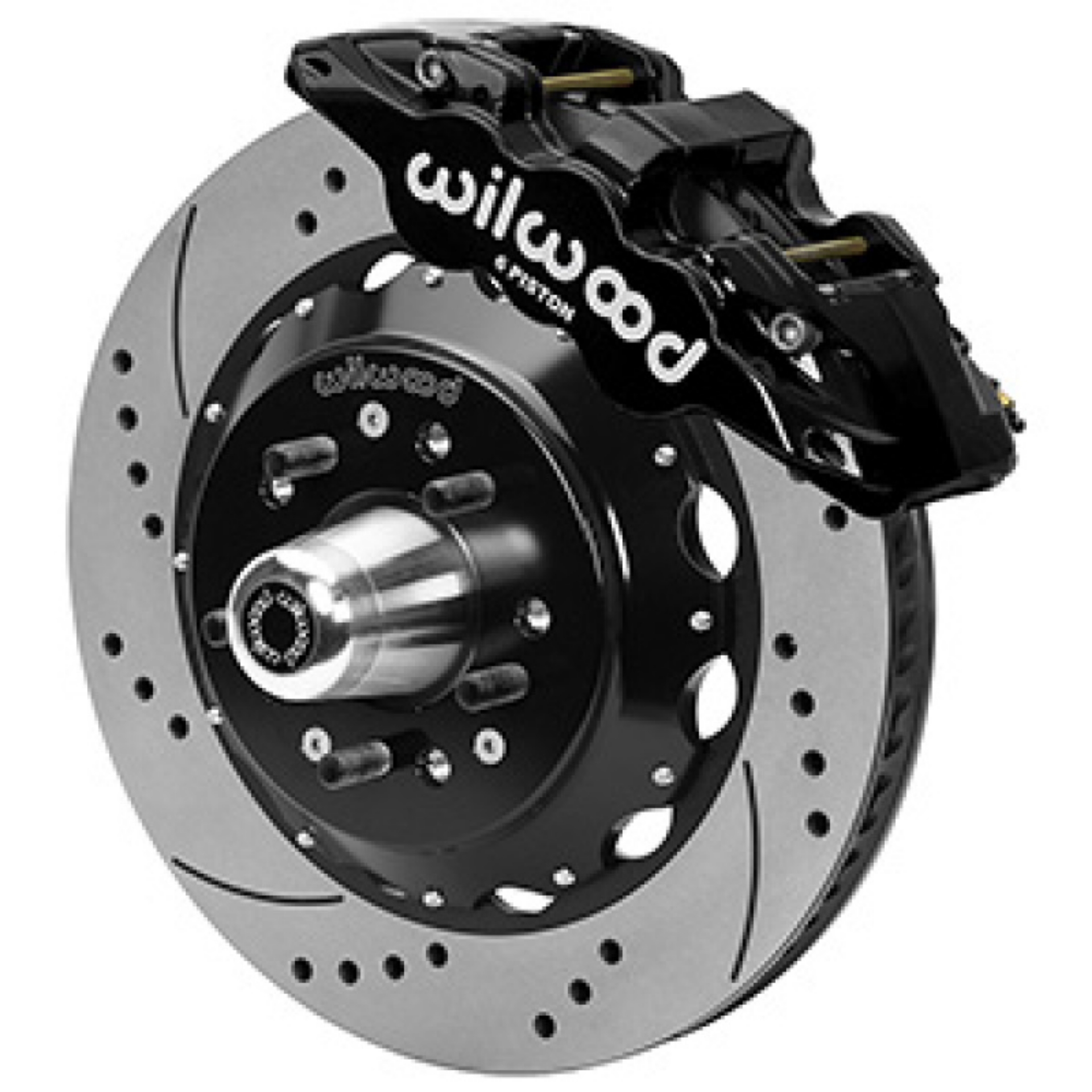 Picture of Wilwood Aero6R-ST Front Big Brake Kit 14in D-S Black Powder Coat 79-88 Chevrolet Monte Carlo