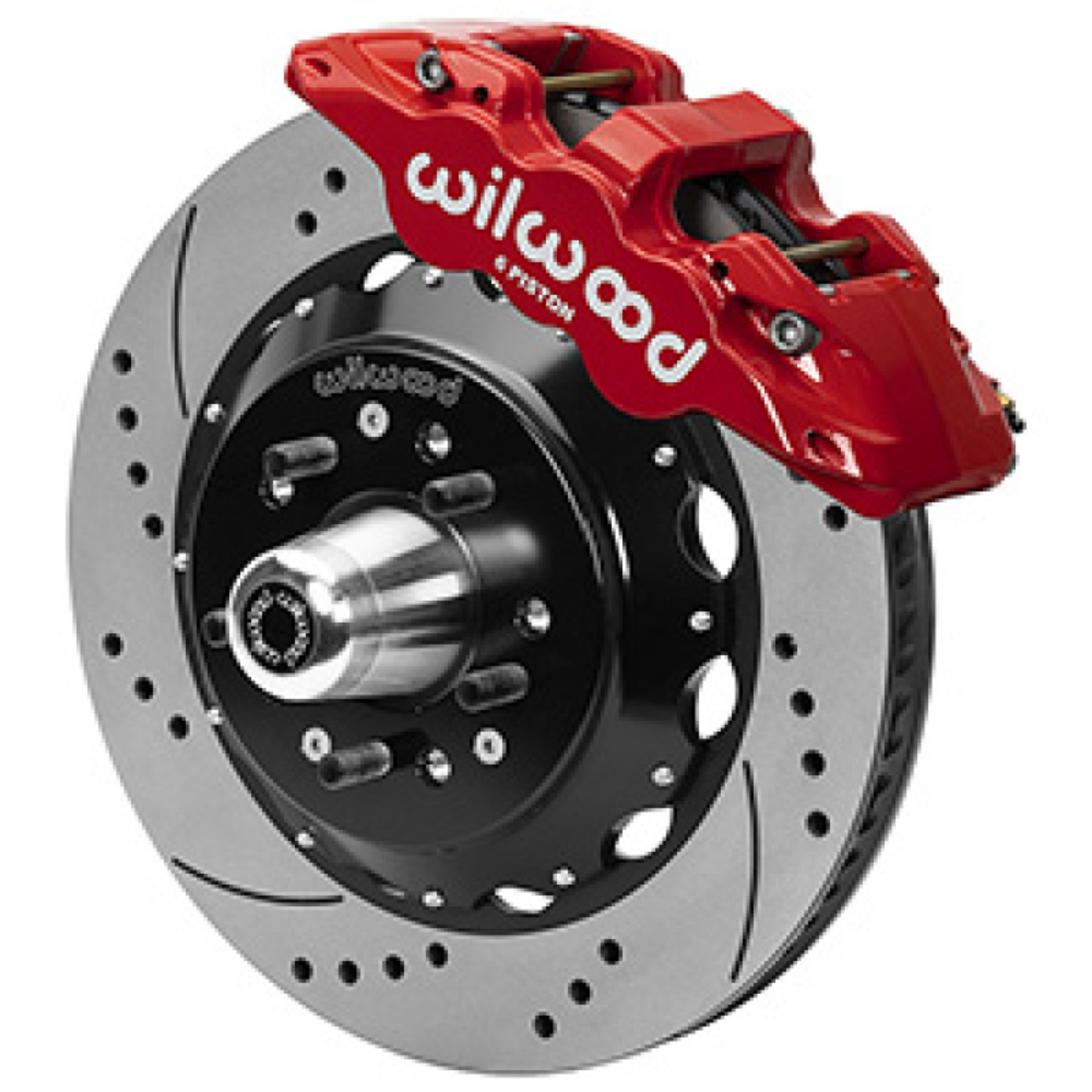 Picture of Wilwood Aero6R-ST Front Big Brake Kit 14in D-S Red Powder Coat 79-88 Chevrolet Monte Carlo