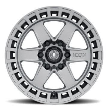 Picture of ICON Raider 17x8-5 6x5-5 0mm Offset 4-75in BS Titanium Wheel