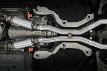 Picture of MBRP 2012+ Jeep Grand Cherokee SRT 6-4L 3in Dual Rear Exit Aluminized Catback Exhaust - T304 Tips