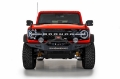 Picture of Addictive Desert Designs 2021+ Ford Bronco Rock Fighter Front Bumper - Hammer Black