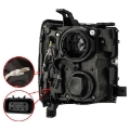 Picture of AlphaRex 15-19 Chevy 2500HD PRO-Series Proj Headlights Plank Style Blk w-Activ Light-Seq Signal-DRL