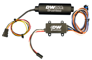 Picture of DeatschWerks DW650iL Series 650LPH In-Line External Fuel Pump w- PWM Controller