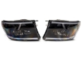 Picture of Raxiom 09-18 Dodge RAM 1500-2500-3500 Axial Series Headlights w- LED Bar- Blk Housing Clear Lens