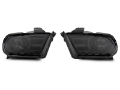 Picture of Raxiom 10-12 Ford Mustang Axial Series OEM Style Rep Headlights- Chrome Housing- Smoked Lens