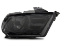 Picture of Raxiom 10-12 Ford Mustang Axial Series OEM Style Rep Headlights- Chrome Housing- Smoked Lens