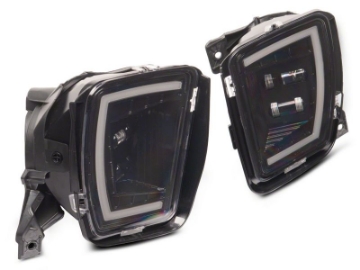 Picture of Raxiom 13-18 Dodge RAM 1500 Excluding Rebel Axial Series LED Fog Lights w- LED DRL