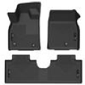 Picture of Husky Liners 2021 Ford Mustang Mach-E Weatherbeater Front & 2nd Seat Floor Liners - Black