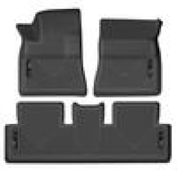 Picture of Husky Liners 17-21 Tesla 3 Weatherbeater Front & 2nd Seat Floor Liners - Black