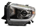 Picture of Raxiom 14-21 Toyota Tundra Axial Projector Headlights w- SEQL LED Bar- Blk Housing Clear Lens