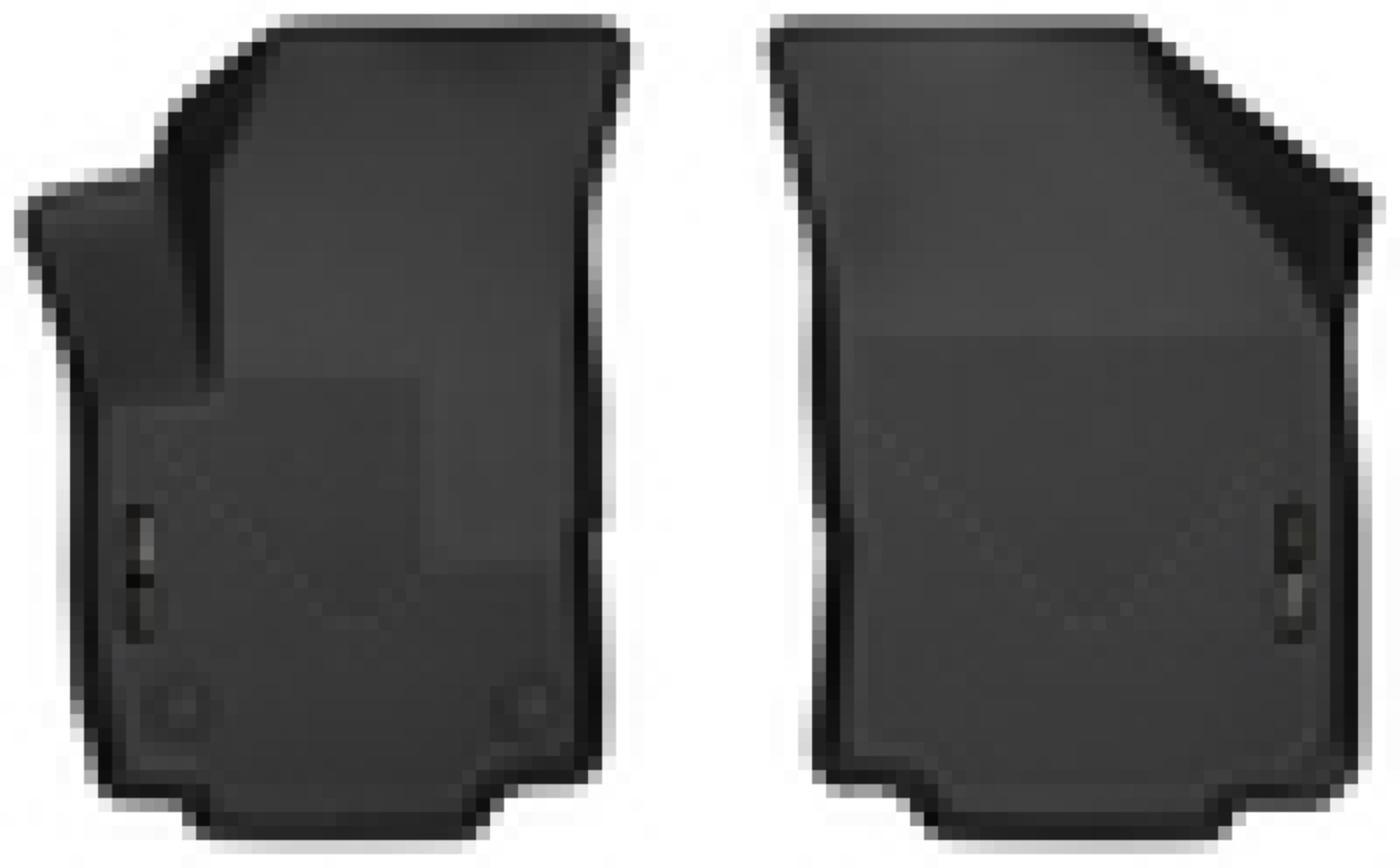 Picture of Husky Liners 2021 Ford Mustang Mach-E X-Act Front Floor Liners - Black