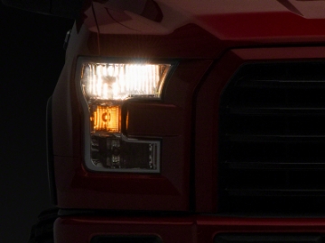 Picture of Raxiom 15-17 Ford F-150 Axial OEM Style Rep Headlights- Chrome Housing Clear Lens