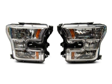 Picture of Raxiom 15-17 Ford F-150 Axial OEM Style Rep Headlights- Chrome Housing Clear Lens