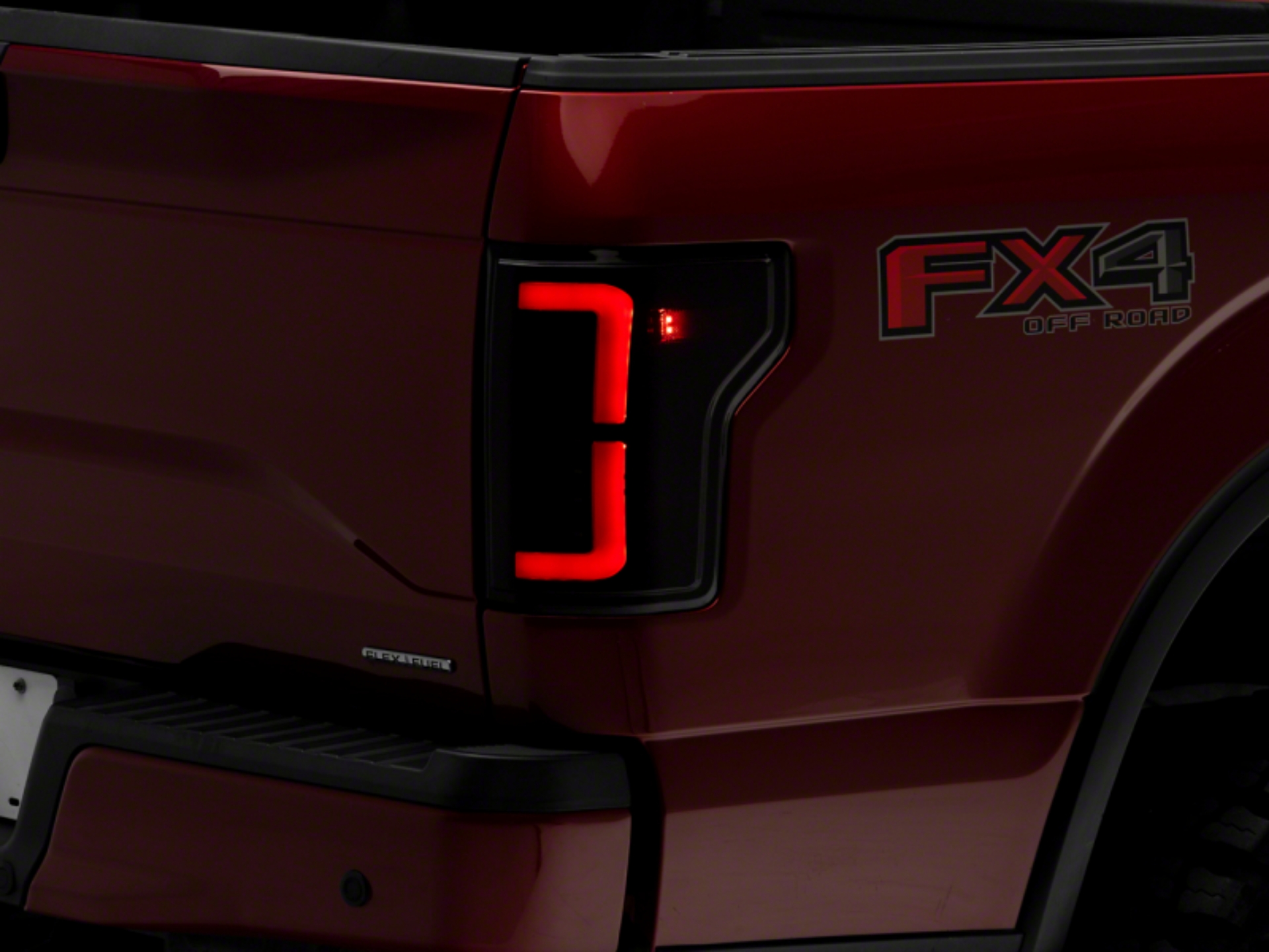 Picture of Raxiom 15-17 Ford F-150 Axial Series LED Tail Lights- Blk Housing Smoked Lens