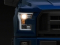 Picture of Raxiom 15-17 Ford F-150 Projector Headlights w- LED Accent- Chrome Housing Clear Lens