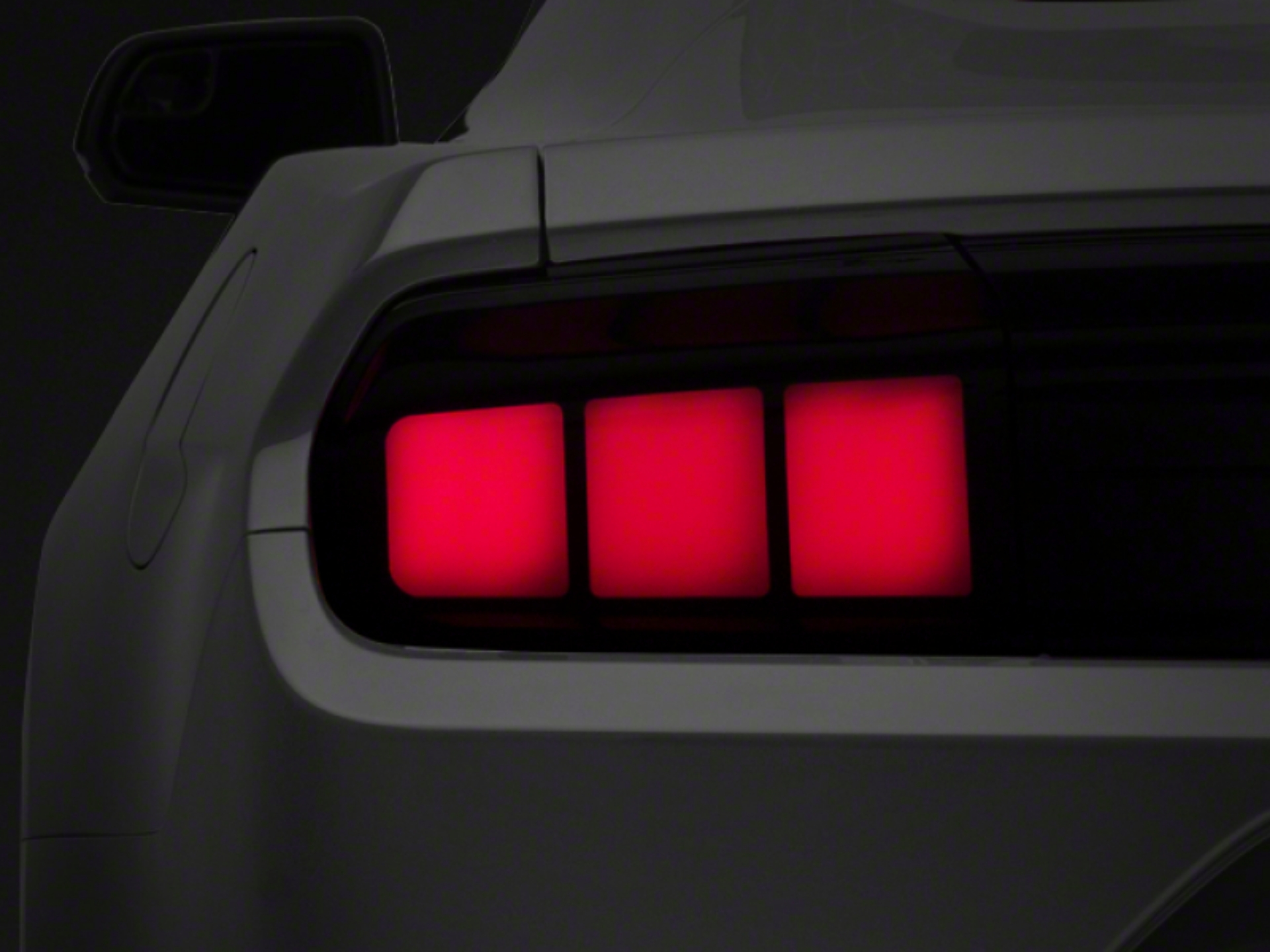 Picture of Raxiom 15-23 Ford Mustang Profile LED Tail Lights Gloss Blk Housing- Red Lens