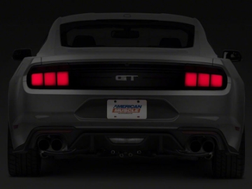 Picture of Raxiom 15-23 Ford Mustang Profile LED Tail Lights Gloss Blk Housing- Red Lens