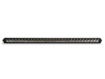 Picture of Raxiom 18-23 Jeep Wrangler JL Axial Series 30-In Single Row LED Light Bar w- Hood Mounting Brackets
