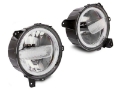 Picture of Raxiom 18-23 Jeep Wrangler JL Axial Series 9-In LED Headlights- Blk Housing Clear Lens