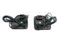 Picture of Raxiom 18-23 Jeep Wrangler JL Moab Rubicon Sahara Axial LED Rear Bumper Reflector Lights- Smoked