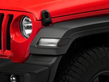 Picture of Raxiom 18-23 Jeep Wrangler JL Axial Series LED Fender Flare Marker Lights- Smoked