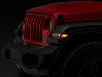 Picture of Raxiom 18-23 Jeep Wrangler JL Axial Series LED Side Marker Lights- Smoked