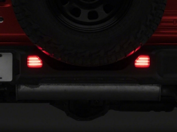 Picture of Raxiom 18-23 Jeep Wrangler JL Moab Rubicon Sahara Axial LED Rear Bumper Reflector Lights- Clear
