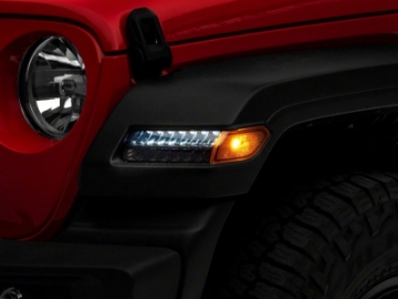 Picture of Raxiom 18-23 Jeep Wrangler JL Sport Axial Series SEQL LED Parking-Turn Signal Lights- Smoked