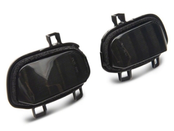 Picture of Raxiom 19-23 Chevrolet Silverado-GMC Sierra 1500 Axial Series LED Mirror Lights- Smoked
