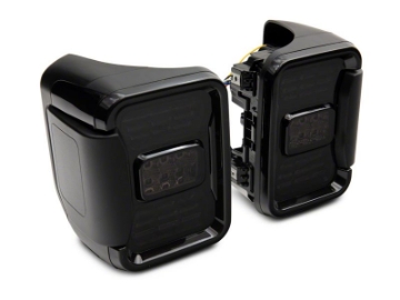 Picture of Raxiom 20-23 Jeep Gladiator JT Axial Series LED Tail Lights- Blk Housing Smoked Lens