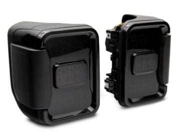 Picture of Raxiom 20-23 Jeep Gladiator JT w- Factory Halogen LED Tail Lights- Blk Housing Smoked Lens