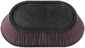 Picture of K&N Universal Carbon Fiber Filter 4in Flange - 10in x 7-875in B - 13-75in x 7-438in T - 4-813in H