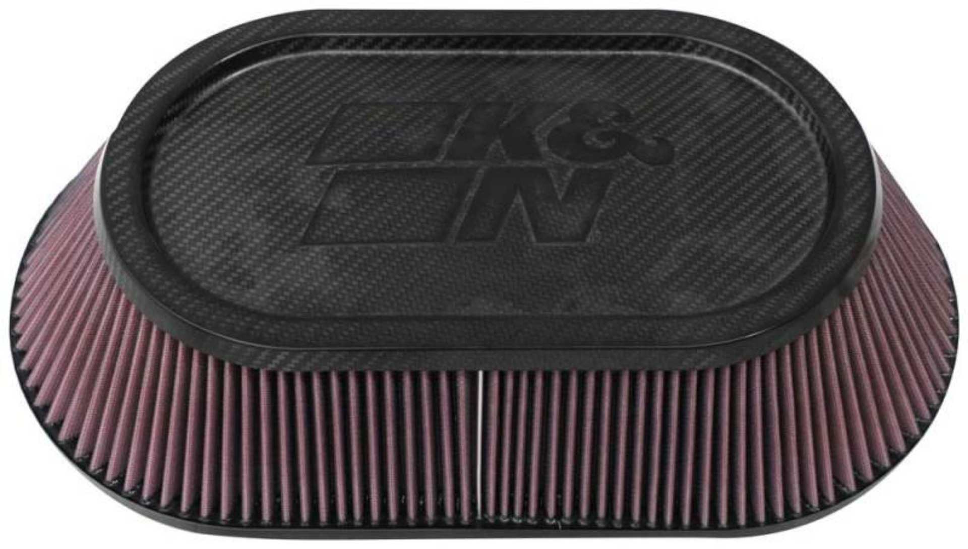 Picture of K&N Universal Carbon Fiber Filter 4in Flange - 10in x 7-875in B - 13-75in x 7-438in T - 4-813in H