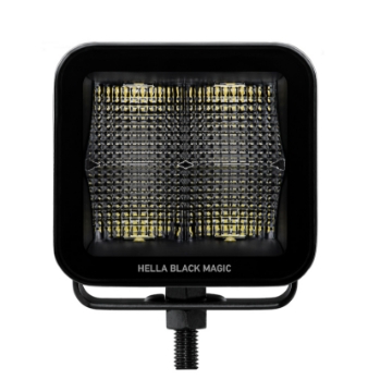 Picture of Hella Universal Black Magic 3-2in L-E-D- Cube Kit - Flood Beam