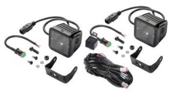 Picture of Hella Universal Black Magic 3-2in L-E-D- Cube Kit - Spot Beam