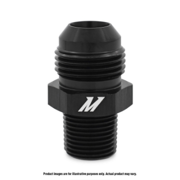 Picture of Mishimoto Aluminum -4AN to 1-4 NPT Fitting - Black