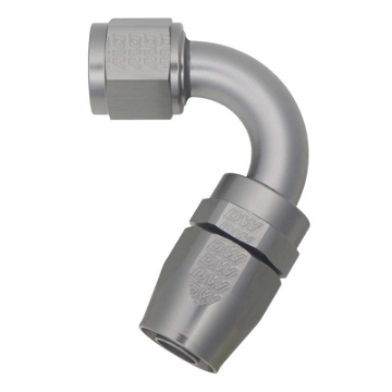 Picture of DeatschWerks 10AN Female Swivel 120-Degree Hose End CPE - Anodized Titanium