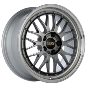 Picture of BBS LM 18x8 5x114-3 ET40 Diamond Black Center - Machined Lip Wheel -82mm PFS-Clip Required
