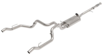 Picture of aFe Gemini XV 3in 304 SS Cat-Back Exhaust w- Cutout 19-21 GM Silverado-Sierra 1500 V8